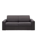 Sofa moderne en tissu gris foncé pour un intérieur élégant.